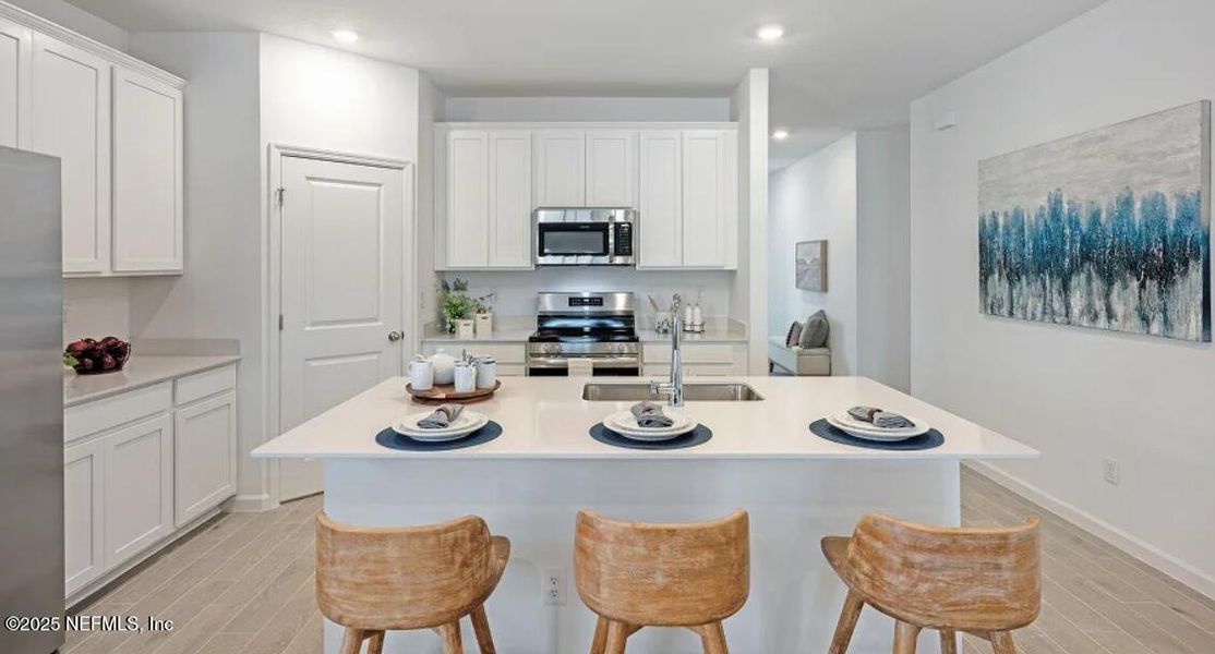 Furnished interior view inside a new home in Trailmark, St. Augustine (Image 12).