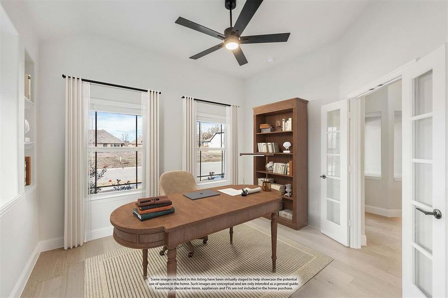 Furnished interior view inside a new home in Liberty, Melissa (Image 17).