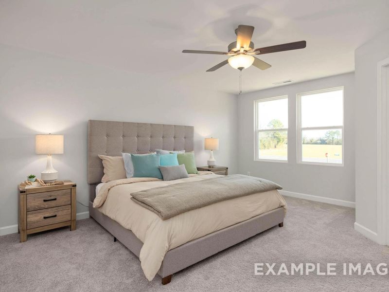 Furnished interior view inside a new home in Gregory Village Townhomes, Lillington (Image 8).