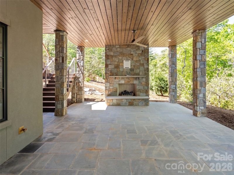 Exterior details and patio area of a home in , Arden (Image 4).