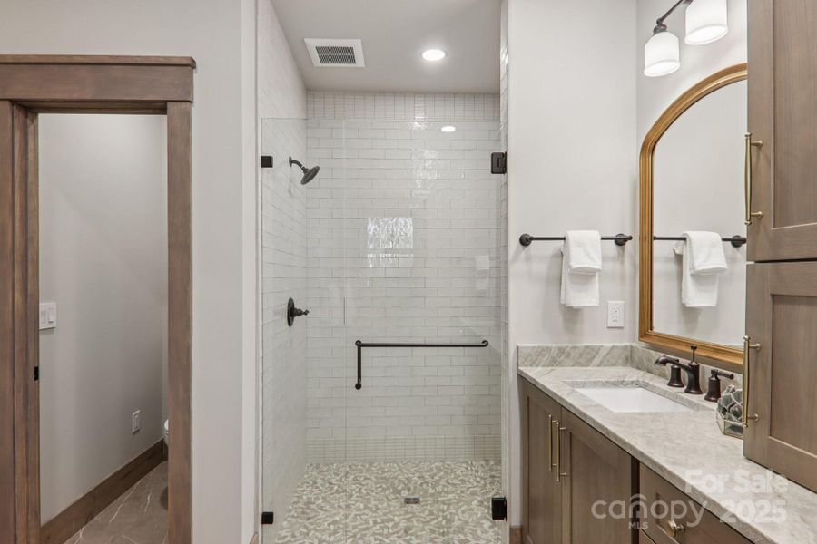 Furnished interior view inside a new home in , Maggie Valley (Image 11).