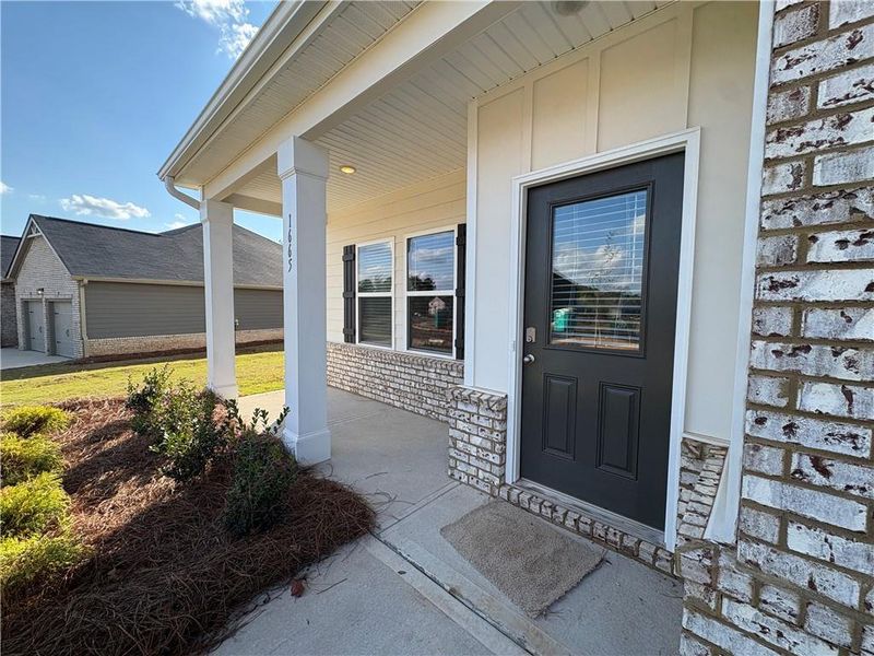Exterior details and patio area of a home in Southern Hills, McDonough (Image 3).