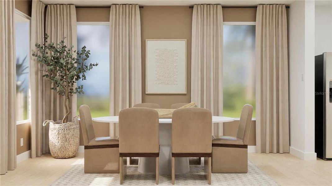 Furnished interior view inside a new home in Meadow Pointe: Classic Collection, Groveland (Image 6).