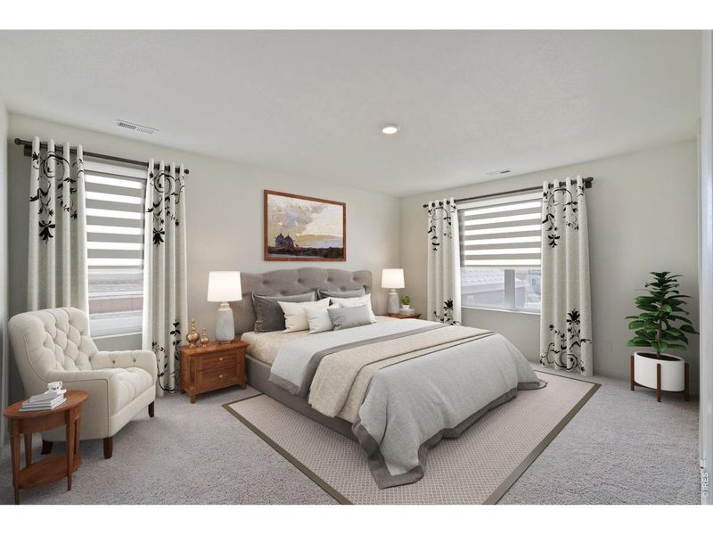 Furnished interior view inside a new home in , Greeley (Image 4).