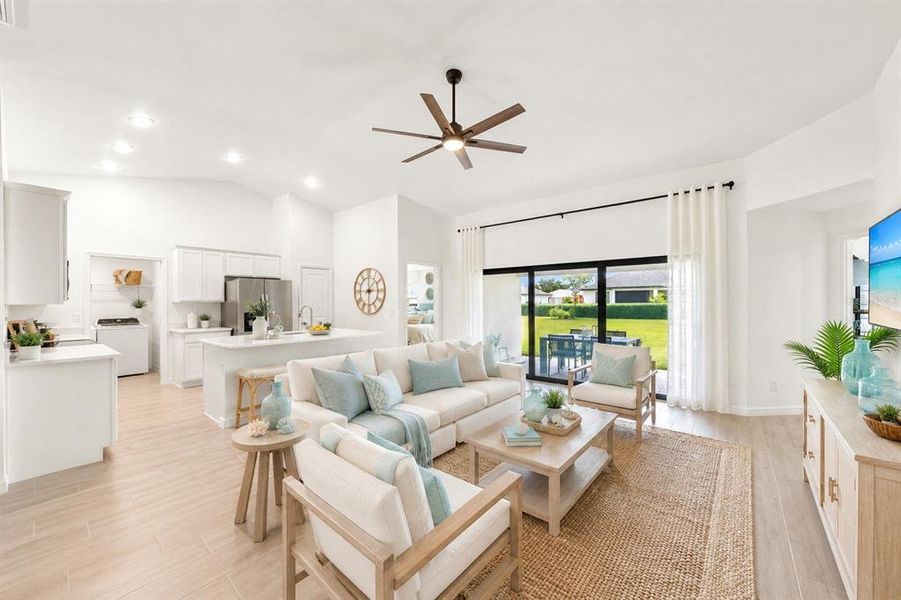 Furnished interior view inside a new home in , Cape Coral (Image 6).