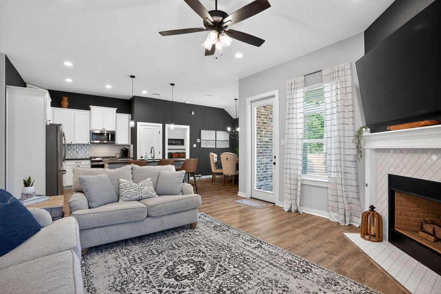 Furnished interior view inside a new home in , College Station (Image 9).