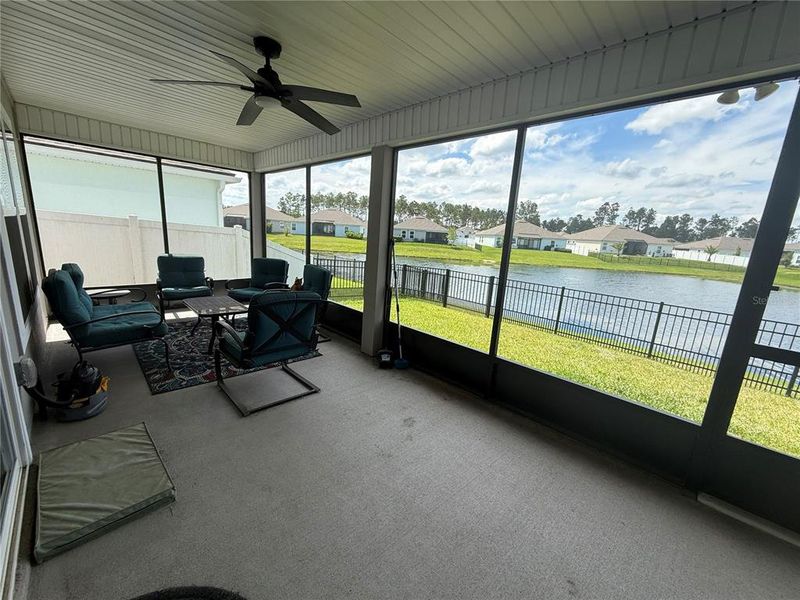 Exterior details and patio area of a home in Sawmill Branch, Palm Coast (Image 3).