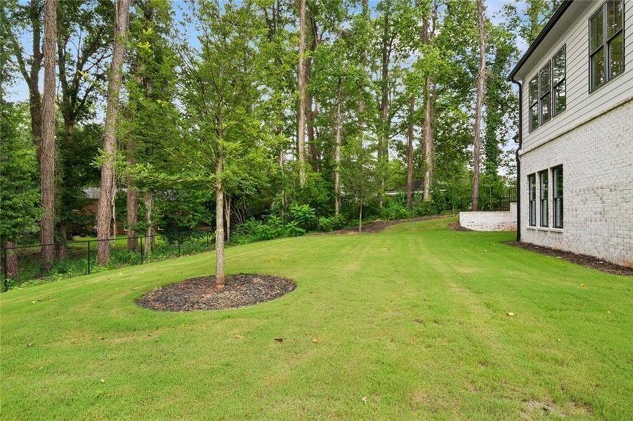 Exterior details and patio area of a home in , Atlanta (Image 32).