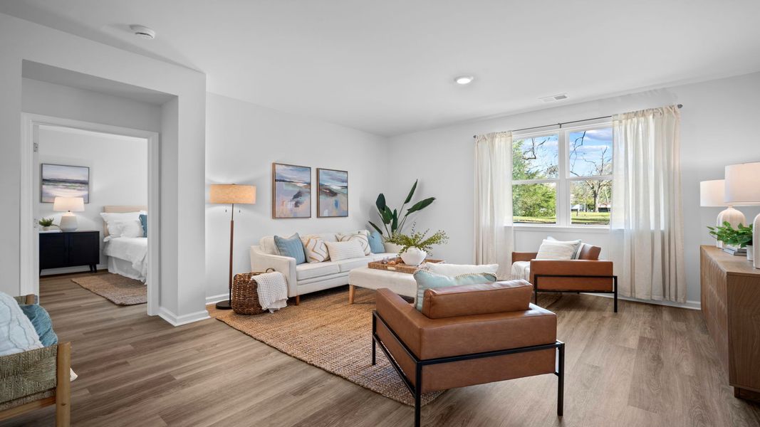 Representative furnished interior of a home built from the Cali by D.R. Horton in Fernhill Farms, Statesboro (Image 13).