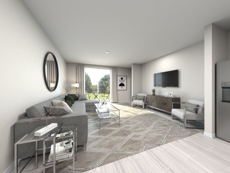 Furnished interior view inside a new home in Coasterra - Premier Series, Palmetto (Image 4).
