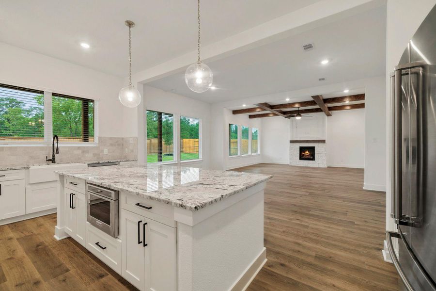 Furnished interior view inside a new home in Magnolia Woods - 70', Magnolia (Image 7).