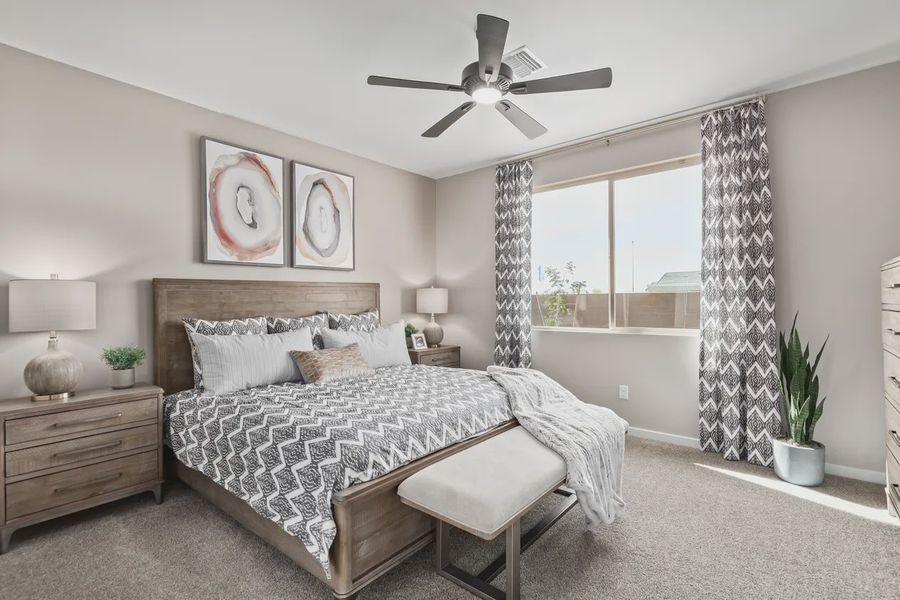 Furnished interior view inside a new home in Camilo at Santana, Yuma (Image 18).