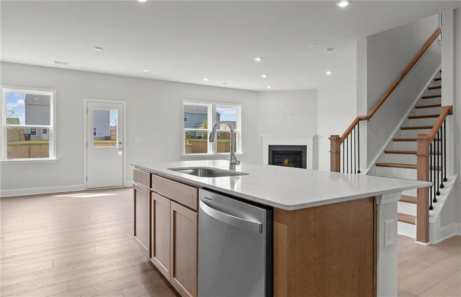 Furnished interior view inside a new home in Anderson Point, McDonough (Image 9).
