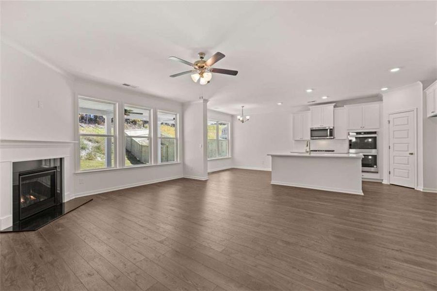 Spacious, unfurnished interior of a new home in Water Oak Estates, Lawrenceville (Image 18).