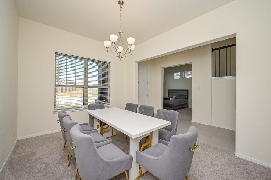 Furnished interior view inside a new home in StoneCreek Estates, Richmond (Image 18).