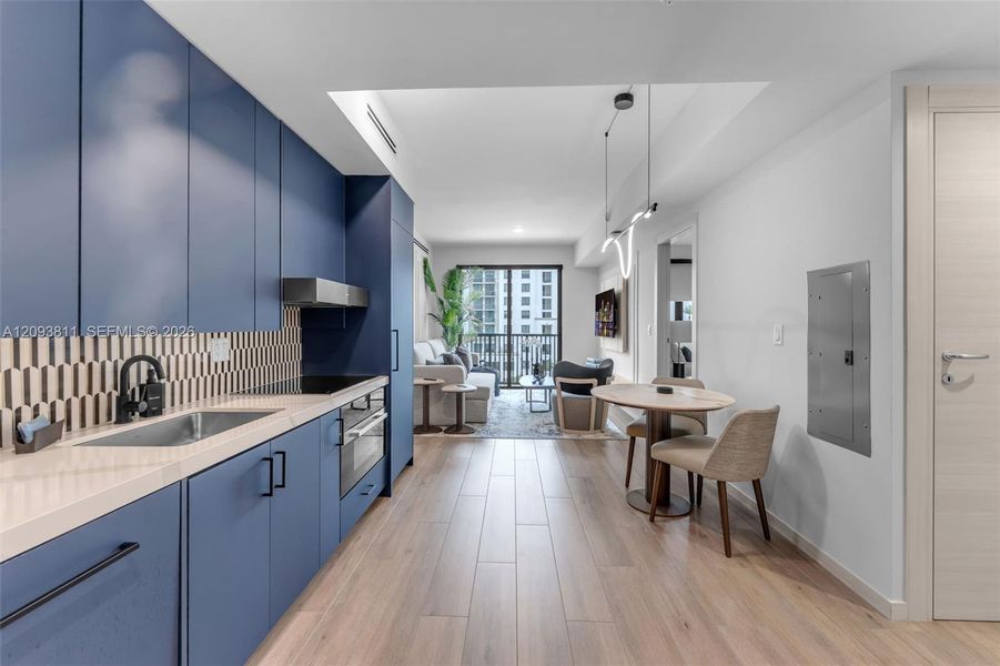 Furnished interior view inside a new home in , Coral Gables (Image 16).