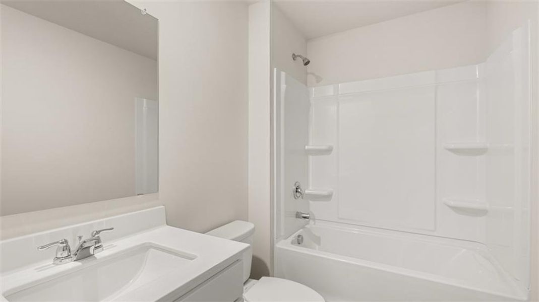 Furnished interior view inside a new home in The Preserve at Agricultural Village, Perry (Image 8).