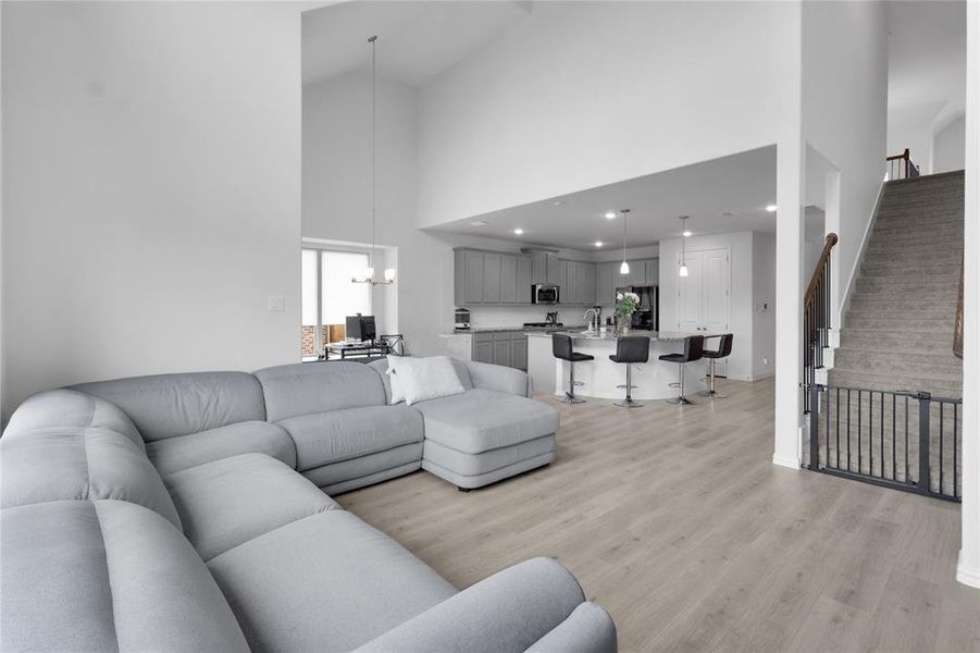 Furnished interior view inside a new home in Anna Ranch, Anna (Image 18).