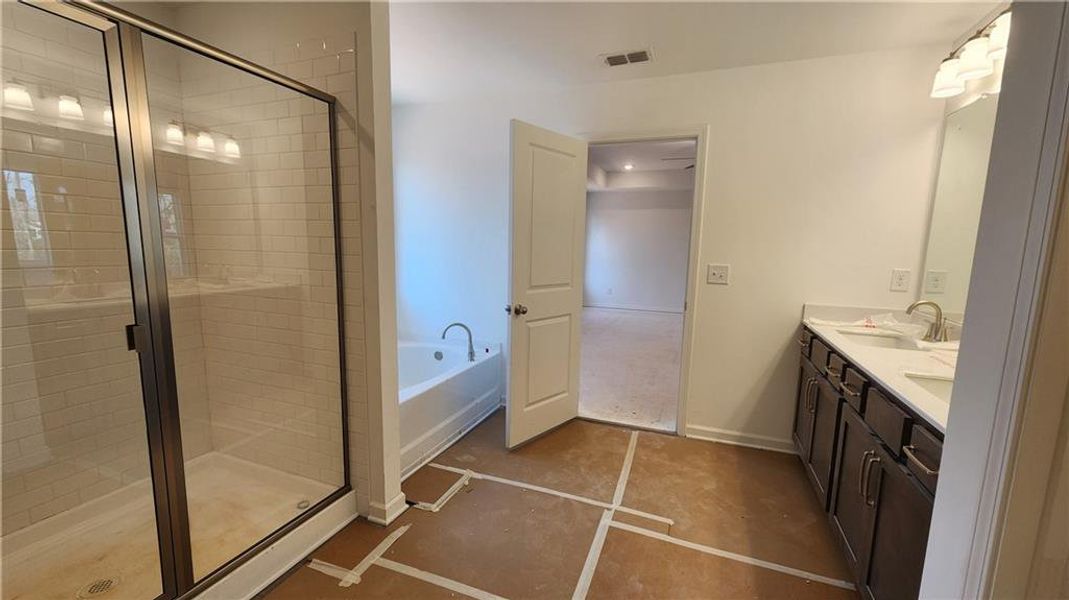 In-progress construction of a new home in The Estates at Casteel, Bethlehem, GA (Image 27).