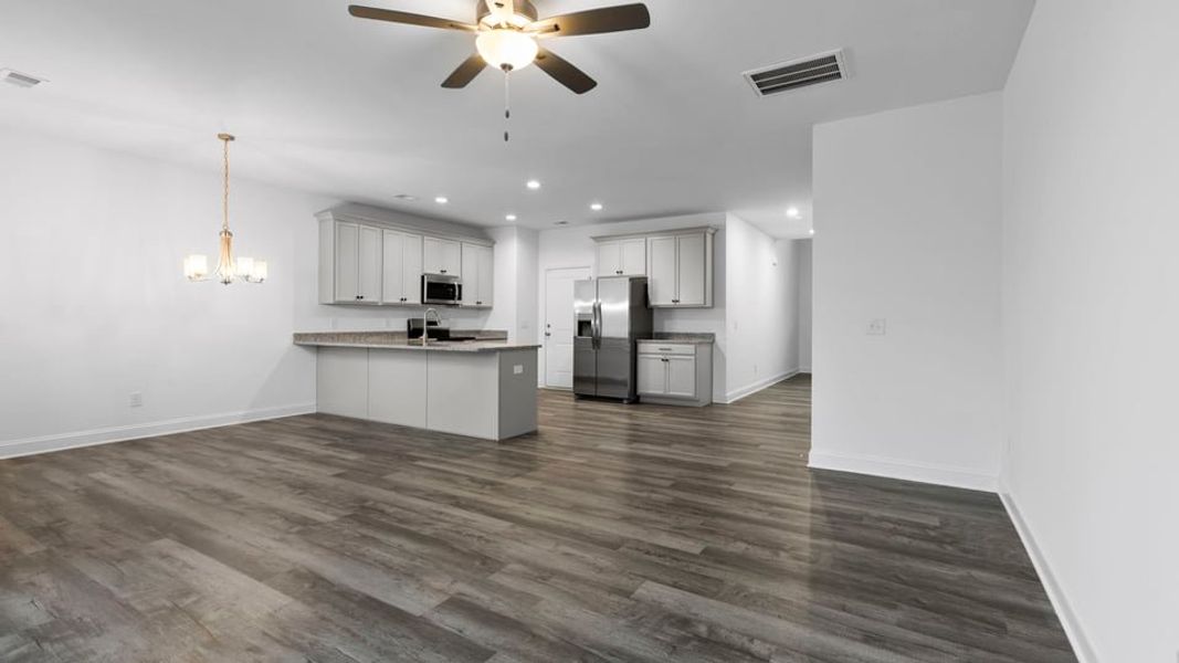 Spacious, unfurnished interior of a new home in Pearson Road Townhomes, Easley (Image 18).