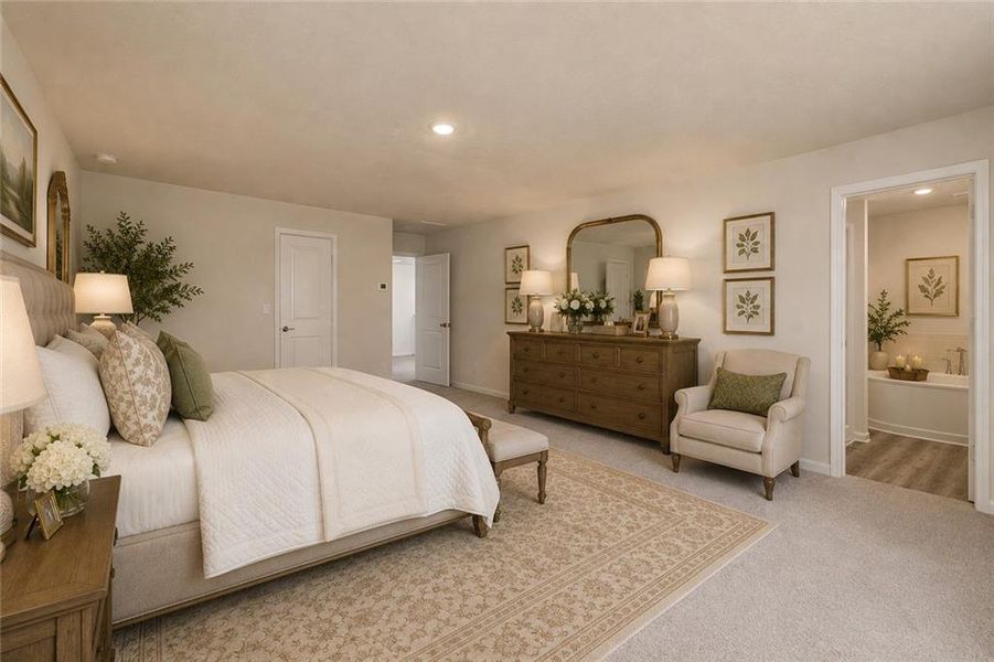 Furnished interior view inside a new home in Avondale North, Conyers (Image 11). Furnished interior view inside a new home in Avondale North, Conyers (Image 11).
