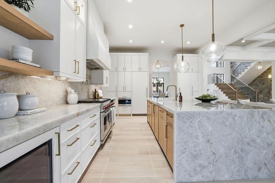 Furnished interior view inside a new home in , Johns Creek (Image 42).