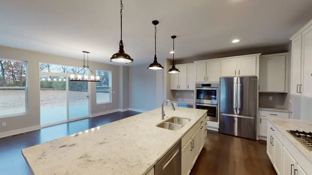 Representative furnished interior of a home built from the The Chesterfield by Norfolk Homes in Offsite Builds Southern Michigan, Ann Arbor (Image 7).