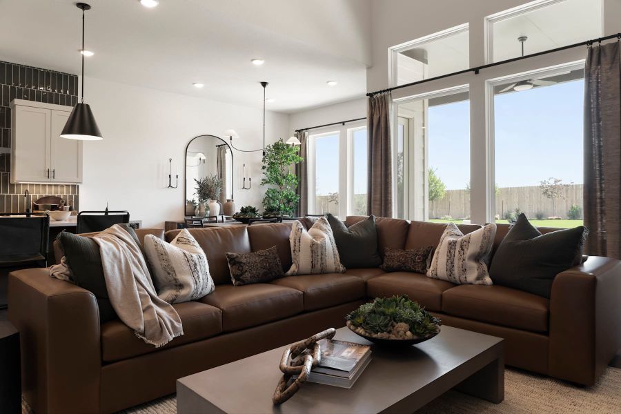 Furnished interior view inside a new home in Lagos Reserve, Manor (Image 8).