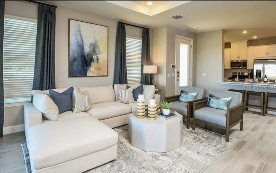 Furnished interior view inside a new home in Skye Ranch Community Group Page, Sarasota (Image 7).