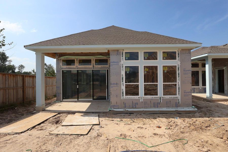 In-progress construction of a new home in The Highlands - Grove Collection, Porter, TX (Image 23). In-progress construction of a new home in The Highlands - Grove Collection, Porter, TX (Image 23).
