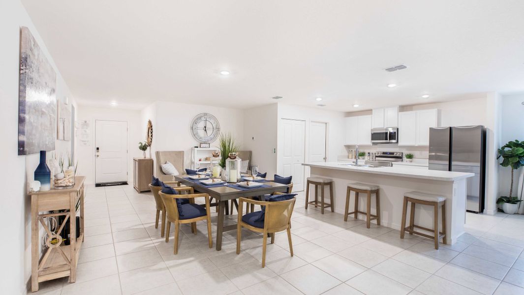 Representative furnished interior of a home built from the Marigold by Maronda Homes in North Port, North Port (Image 5).