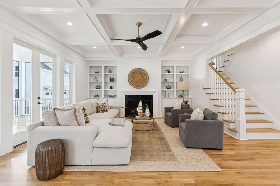 Furnished interior view inside a new home in Riverside at Carolina Park, Mount Pleasant (Image 33).