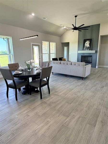 Furnished interior view inside a new home in , Celeste (Image 18). Furnished interior view inside a new home in , Celeste (Image 18).