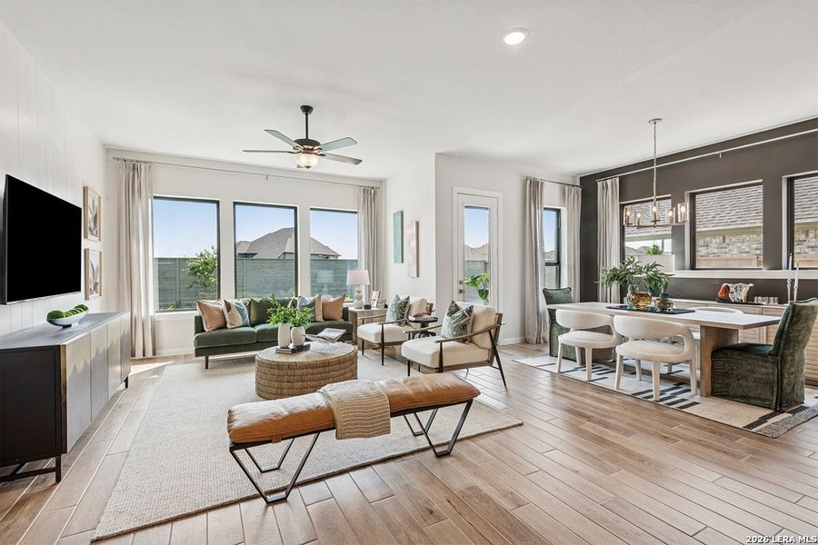 Furnished interior view inside a new home in Meyer Ranch – Select Reserve Series, New Braunfels (Image 7).