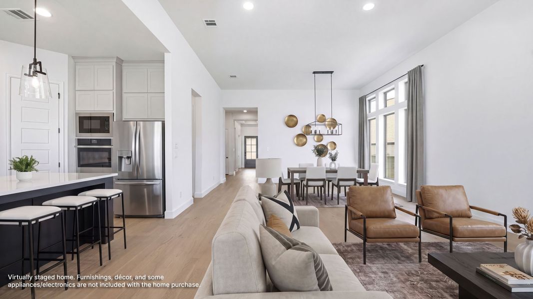 Furnished interior view inside a new home in Ramble, Celina (Image 5).