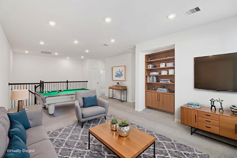 Furnished interior view inside a new home in Kemah Crossing - Luxe Series, Kemah (Image 8).