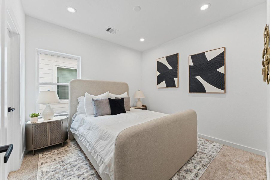 Furnished interior view inside a new home in , Houston (Image 20).