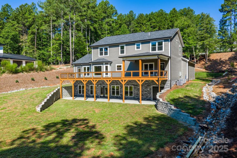 Front exterior of a new home in , Connelly Springs, NC, highlighting curb appeal (Image 21).
