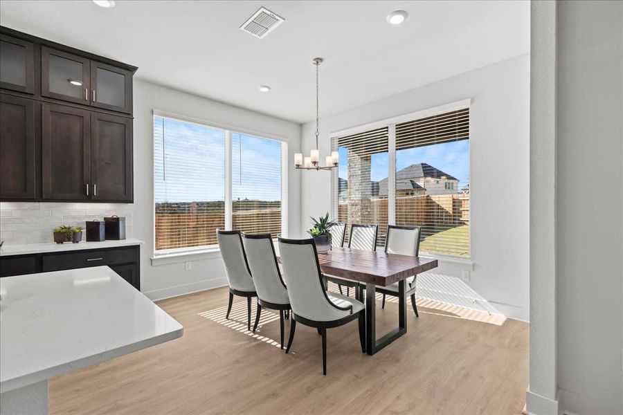 Furnished interior view inside a new home in Sunfield, Buda (Image 30).