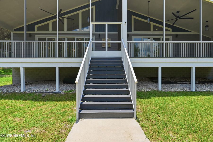Exterior details and patio area of a home in , Melrose (Image 25).