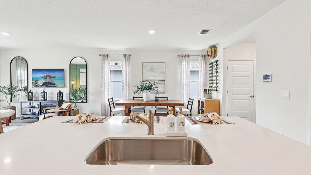 Furnished interior view inside a new home in Crosswinds, Haines City (Image 16).