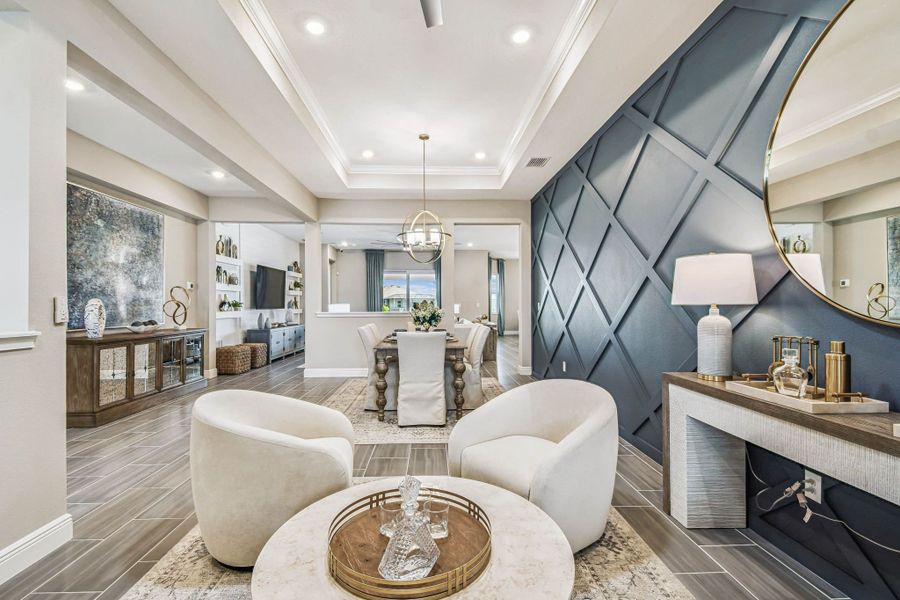 Furnished interior view inside a new home in River Preserve Estates, Parrish (Image 86).