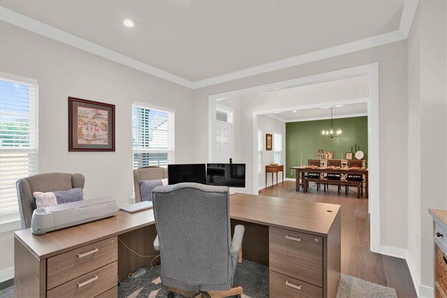 Furnished interior view inside a new home in , Fayetteville (Image 15).