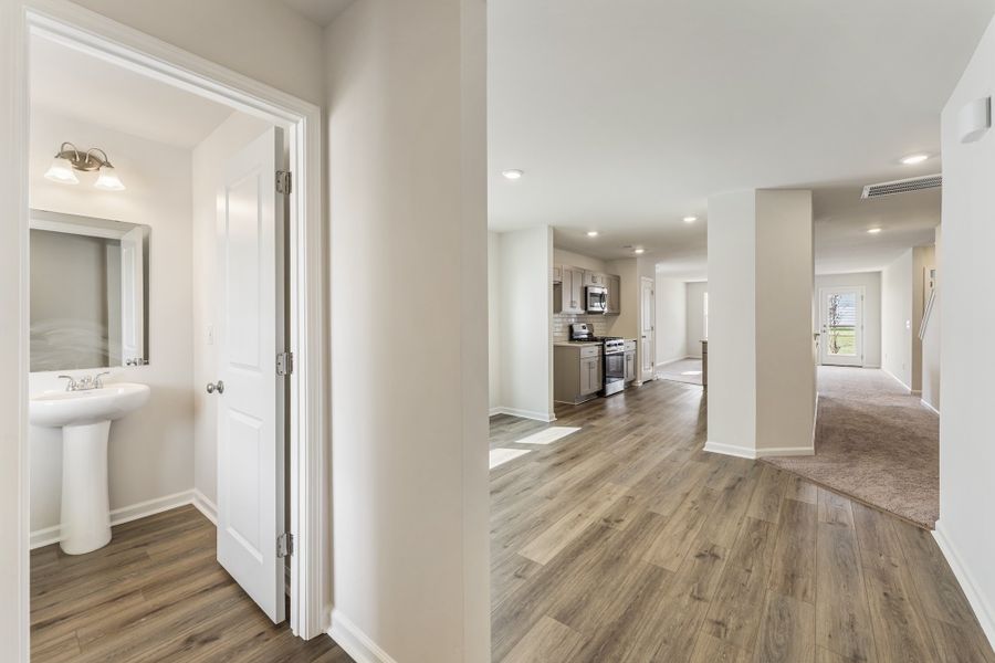 Spacious, unfurnished interior of a new home in Wingate, Inman (Image 12). Spacious, unfurnished interior of a new home in Wingate, Inman (Image 12).
