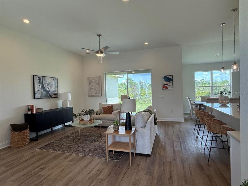Furnished interior view inside a new home in , Sebring (Image 4).