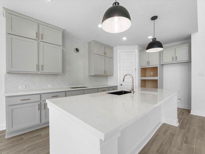 Furnished interior view inside a new home in Grange - 55', Katy (Image 6). Furnished interior view inside a new home in Grange - 55', Katy (Image 6).