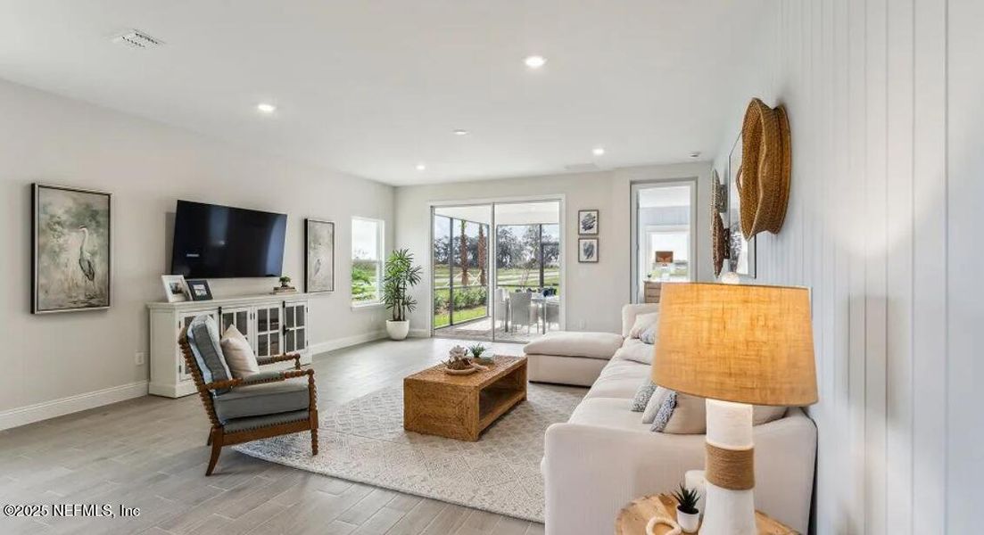 Furnished interior view inside a new home in Silver Meadows at SilverLeaf: Silver Meadows 50s, St. Augustine (Image 6).
