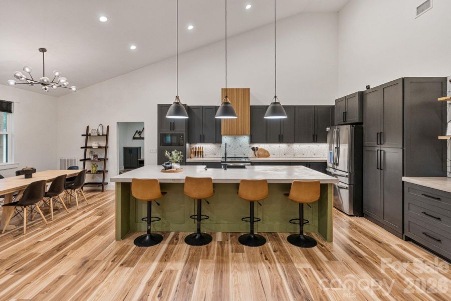 Furnished interior view inside a new home in , York (Image 41).