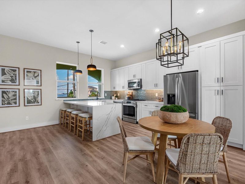 Admire the breathtaking waterfall quartz island, perfectly positioned as thecenterpiece for entertainment. Its sleek design and functional layout make it an ideal spot for gatheringsand conversations. Admire the breathtaking waterfall quartz island, perfectly positioned as thecenterpiece for entertainment. Its sleek design and functional layout make it an ideal spot for gatheringsand conversations.