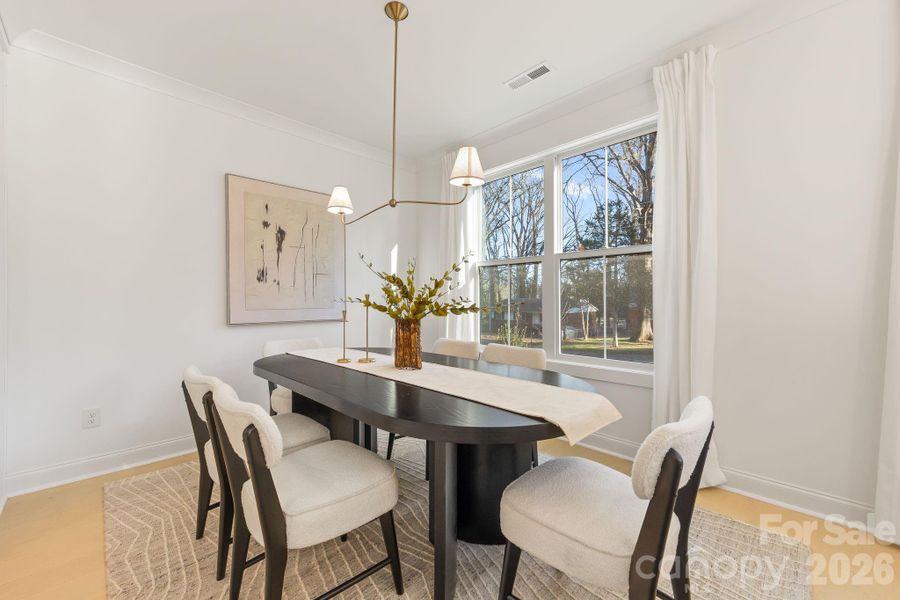 Furnished interior view inside a new home in , Charlotte (Image 11).